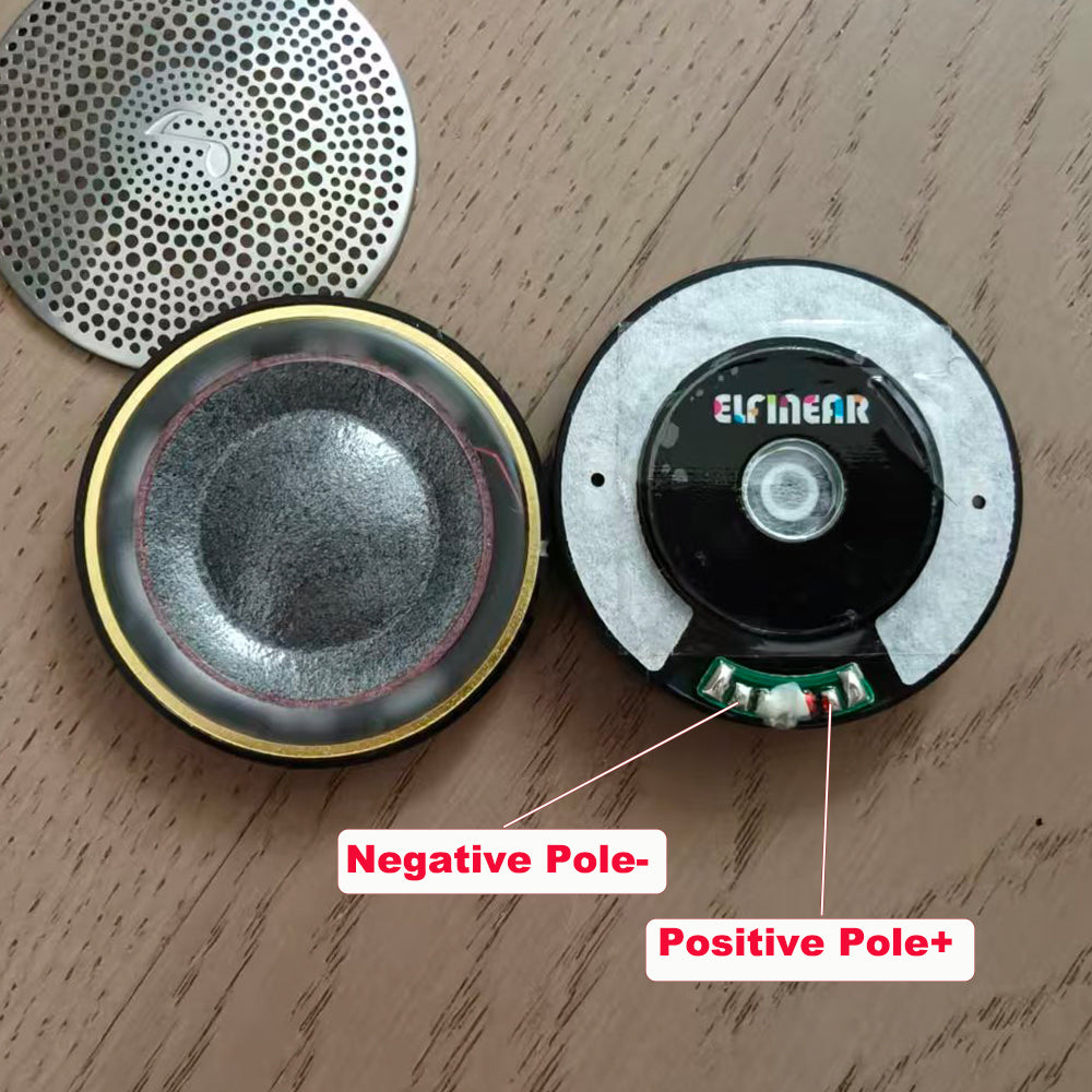 ELFINEAR Magana Pure 50mm Flagship Headphone Drivers 1Pair Carbon Fiber Paper Composite Diaphragm DIY Upgrade Speaker Unit
