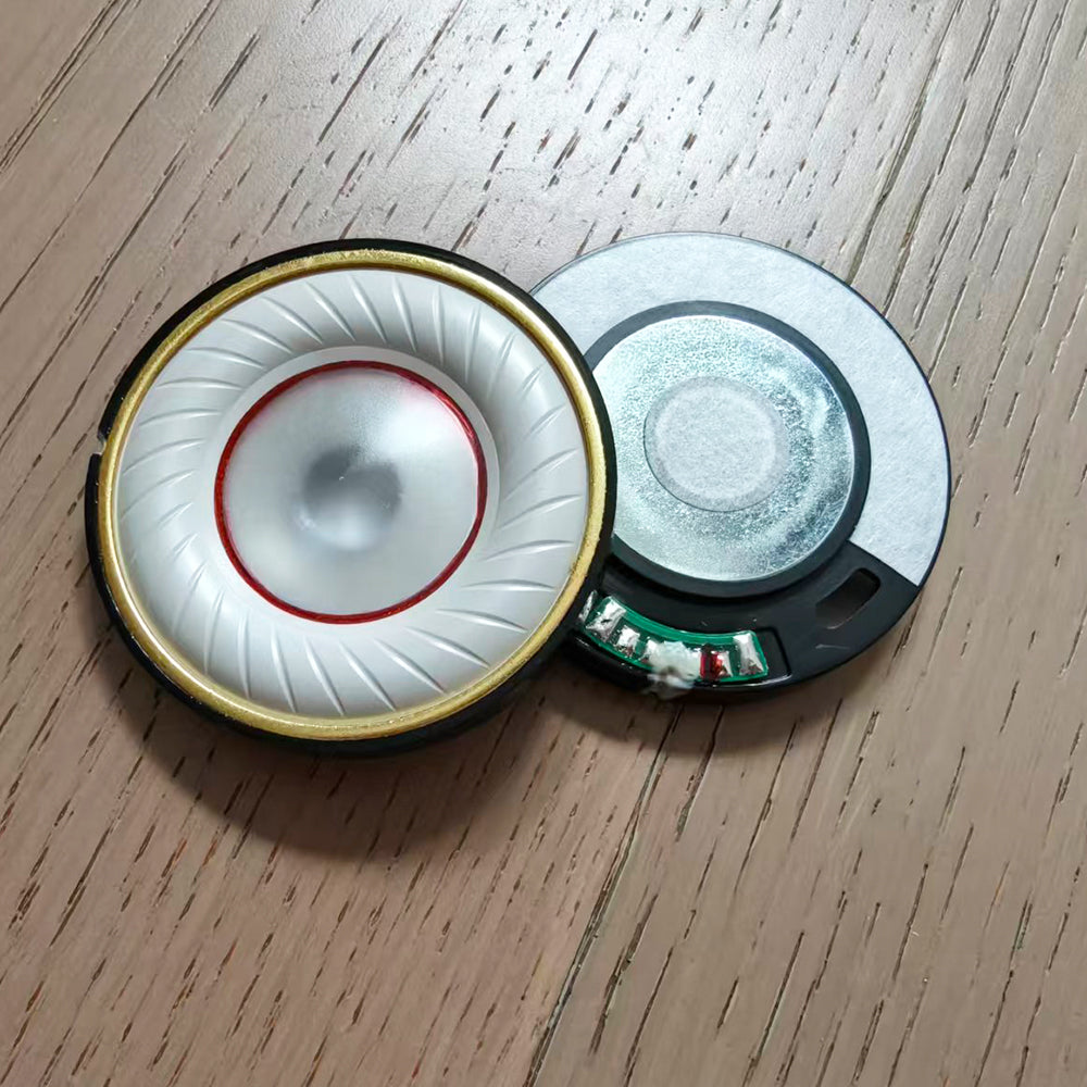 ELFINEAR 50mm Nova Crystal Glass Dome LCP Diaphragm Headphone Driver Pair Audiophile DIY Over-Ear Headset Replacement Upgrade Speaker Unit