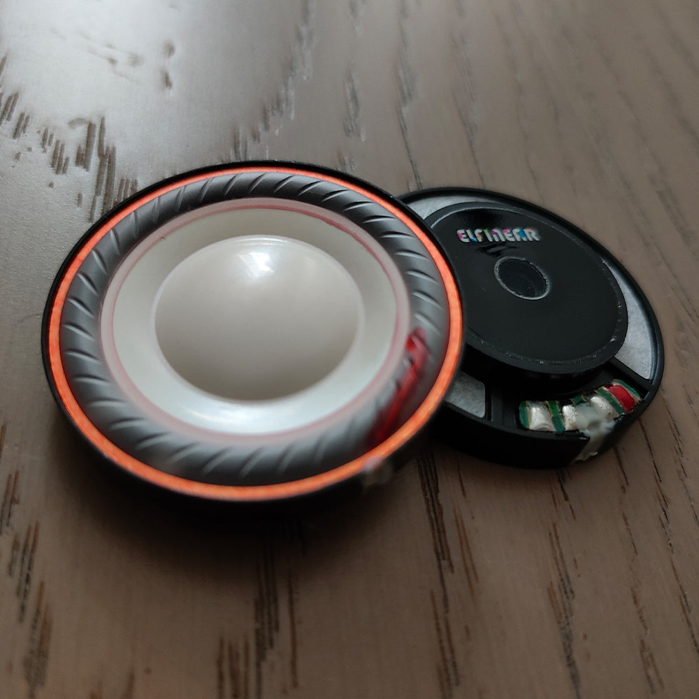 ELFINEAR LCP-40 BlackCore 40mm Driver Unit with N52 Magnet & Large Black Wire Voice Coil