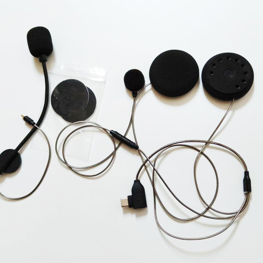 ELFINEAR 45MM Helmet Headset Speaker With Microphone Upgrade Replacement Compatible with ASMAX S1
