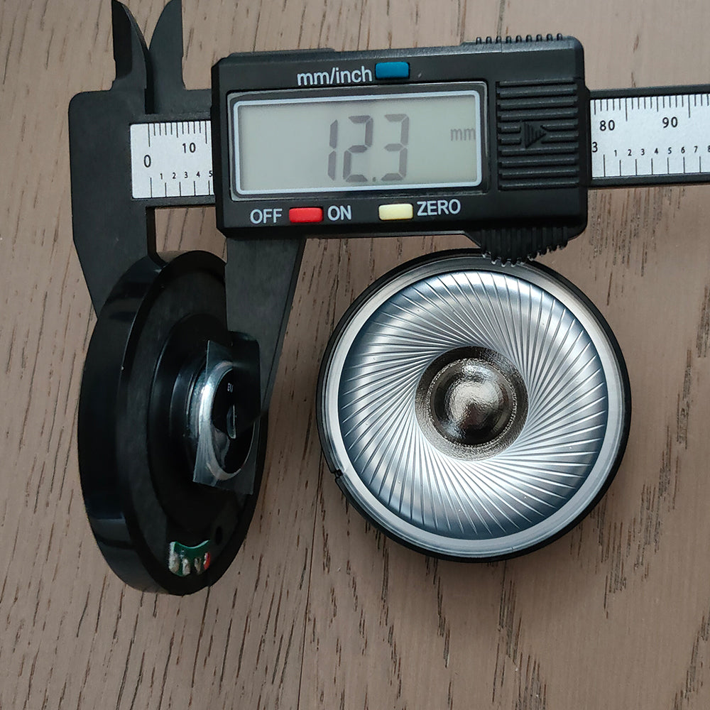 ELFINEAR 60mm Speaker Driver 1 Pair (2PCS) - AceTone60 HiFi Titanium Dome Speaker for Headphone Replacement Professional Audio Sound System