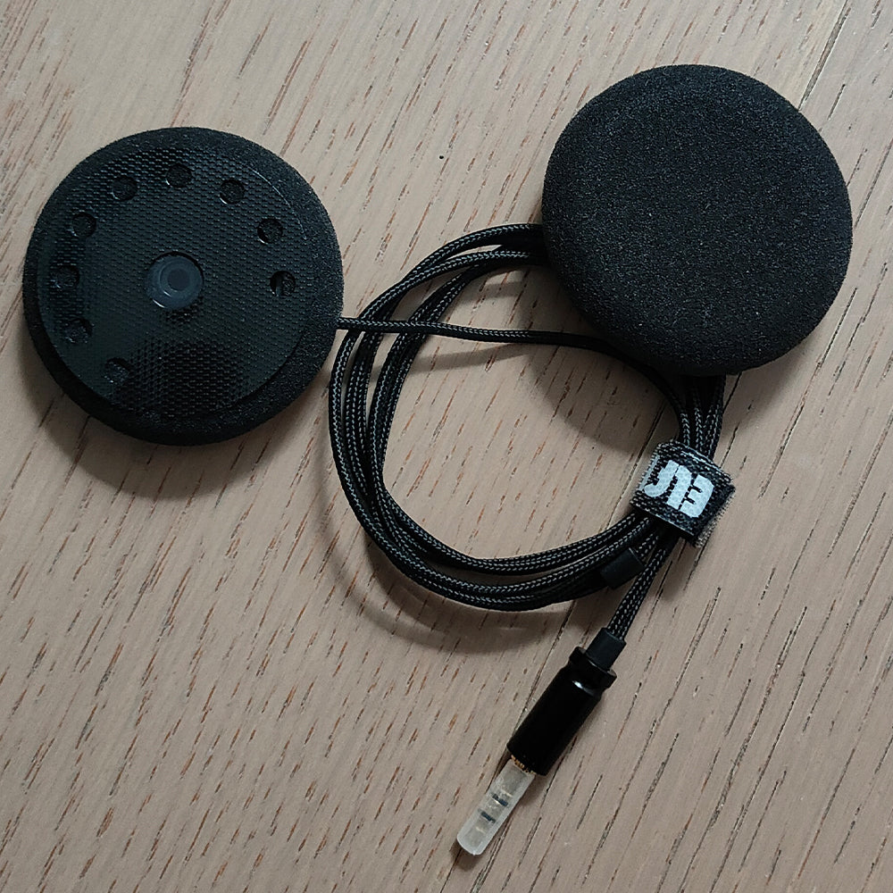 ELFINEAR ACOUSTIX ELITE 45X 45MM Helmet Speaker - Ultimate Sound 3.5mm AUX Compatible With Cardo, Sena, Vimoto Communicators