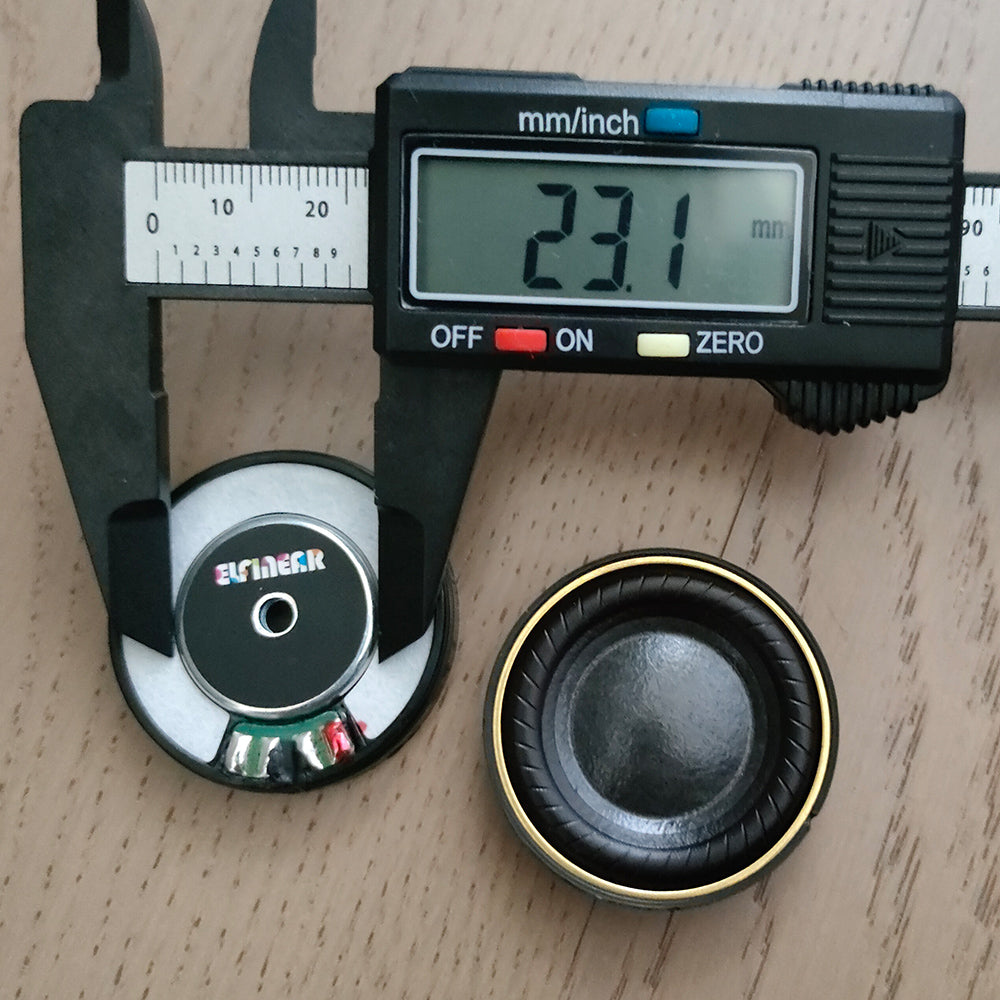 ELFINEAR CarbonSilk 40 HiFi Headphone Driver Unit - 40mm CCAW Voice Coil N52 Magnet Carbon Fiber Silk Diaphragm Wide Frequency