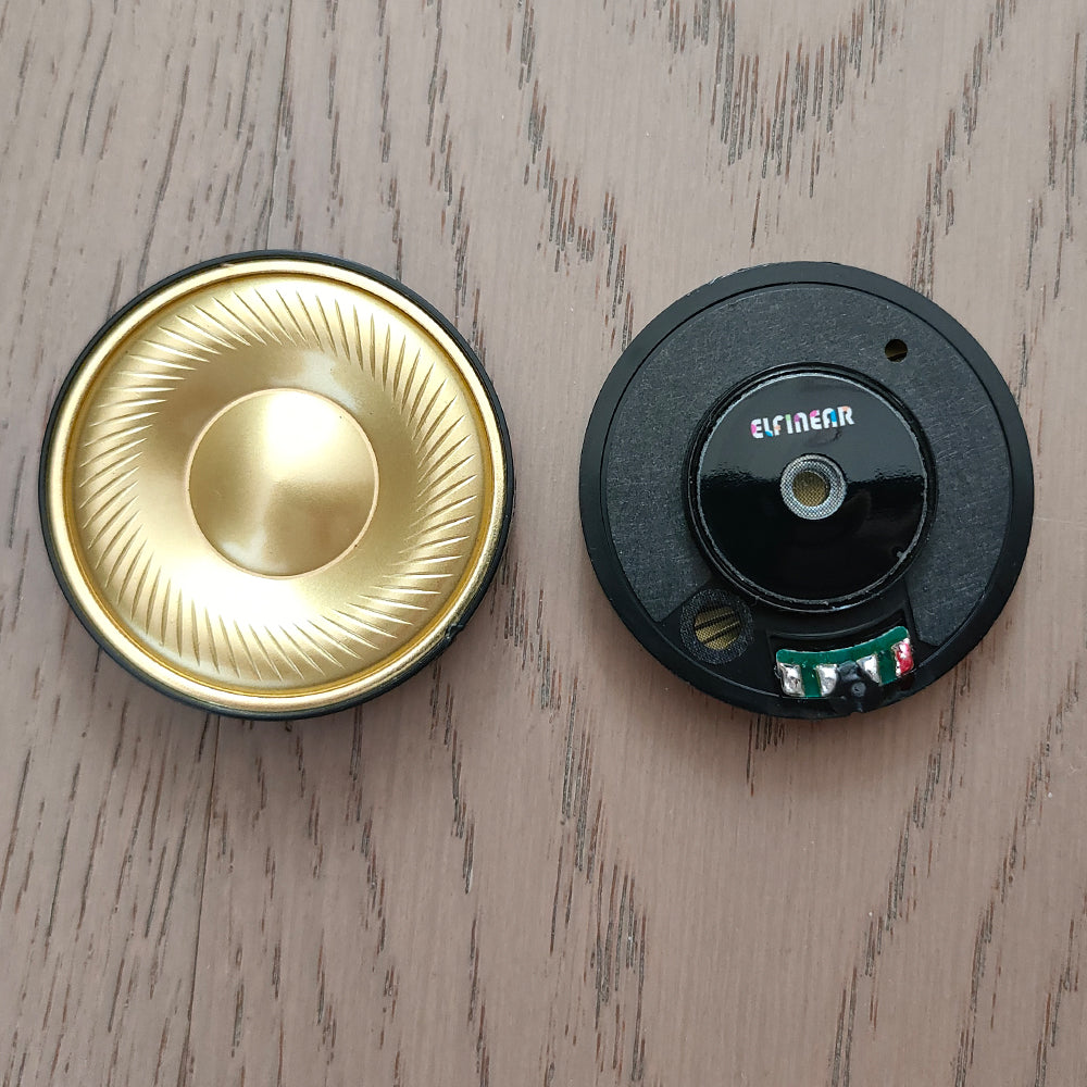 ELFINEAR AeroVibe 50 Pro G 1Pair(2Pcs) 50mm Full-Range Headphone Driver, Upgrade Version For Vocal Details