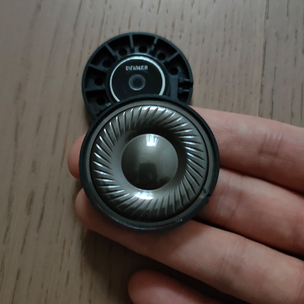 ELFINEAR Carbon-Micro Warm Sonic Driver 40mm, N48 Magnet, High-Res, 32Ω 300Ω Handmade