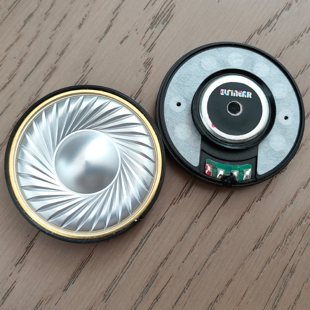 Elfinear NeoDual50 Pro | 50mm Dual-Neodymium Driver (124dB@1kHz) | Aluminum Foil Diaphragm with Tall Protruding Dome