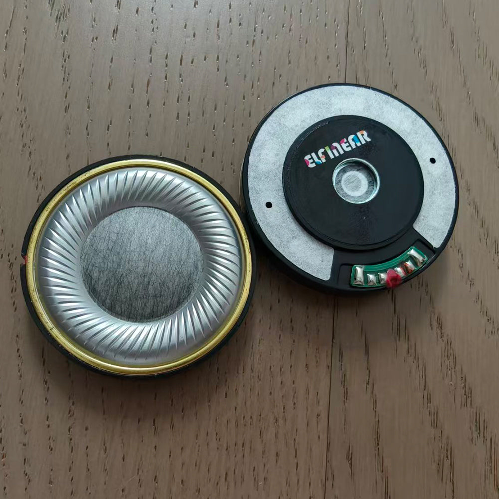 ELFINEAR 50mm TITAN 50S Wool Fiber Diaphragm Dynamic Headphone Driver Flagship N52 Neodymium Magnet Audiophile DIY Unit