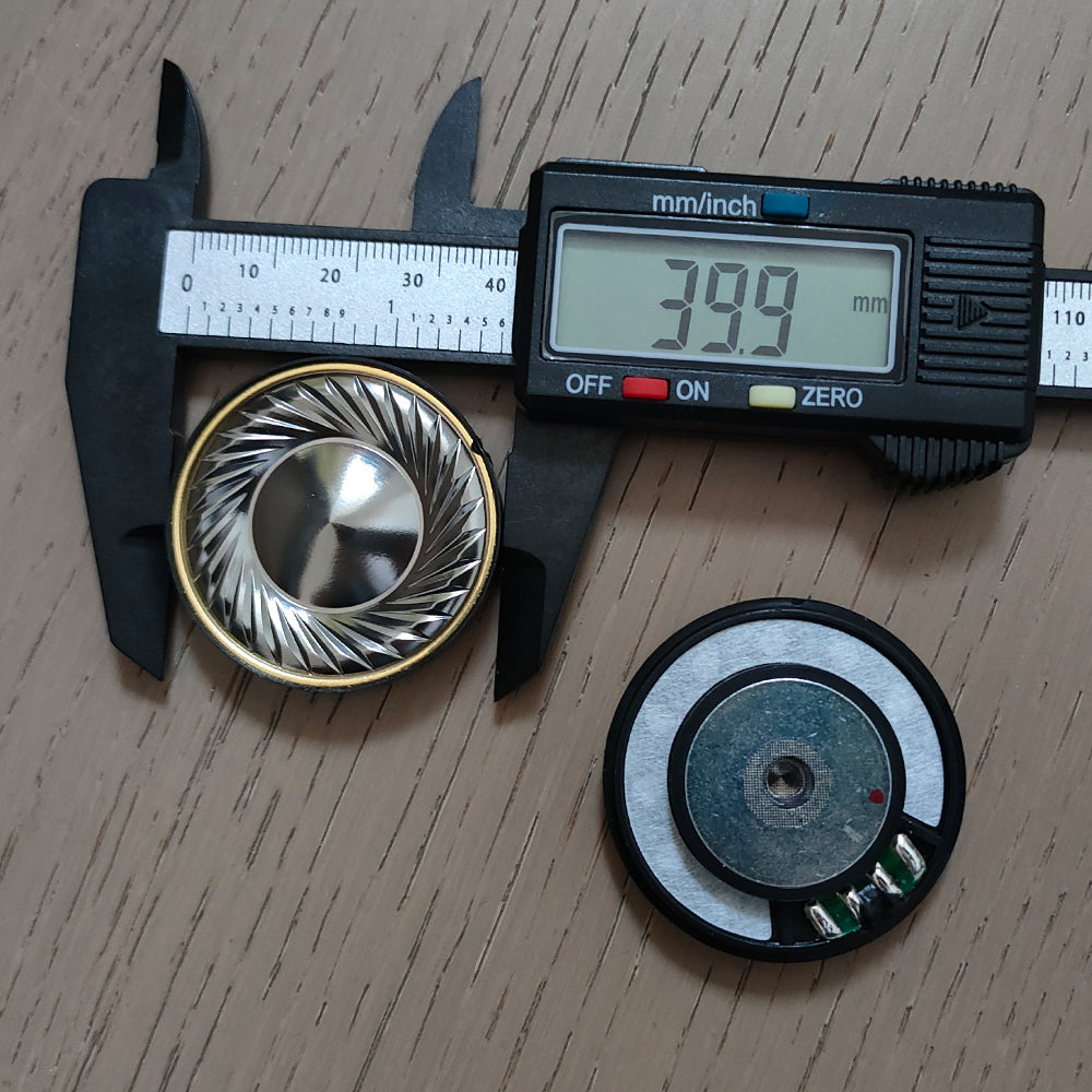 ELFINEAR 40MM Titinium Full Range Headphone Speaker Part,Good In Bass And Midrange Driver Unit