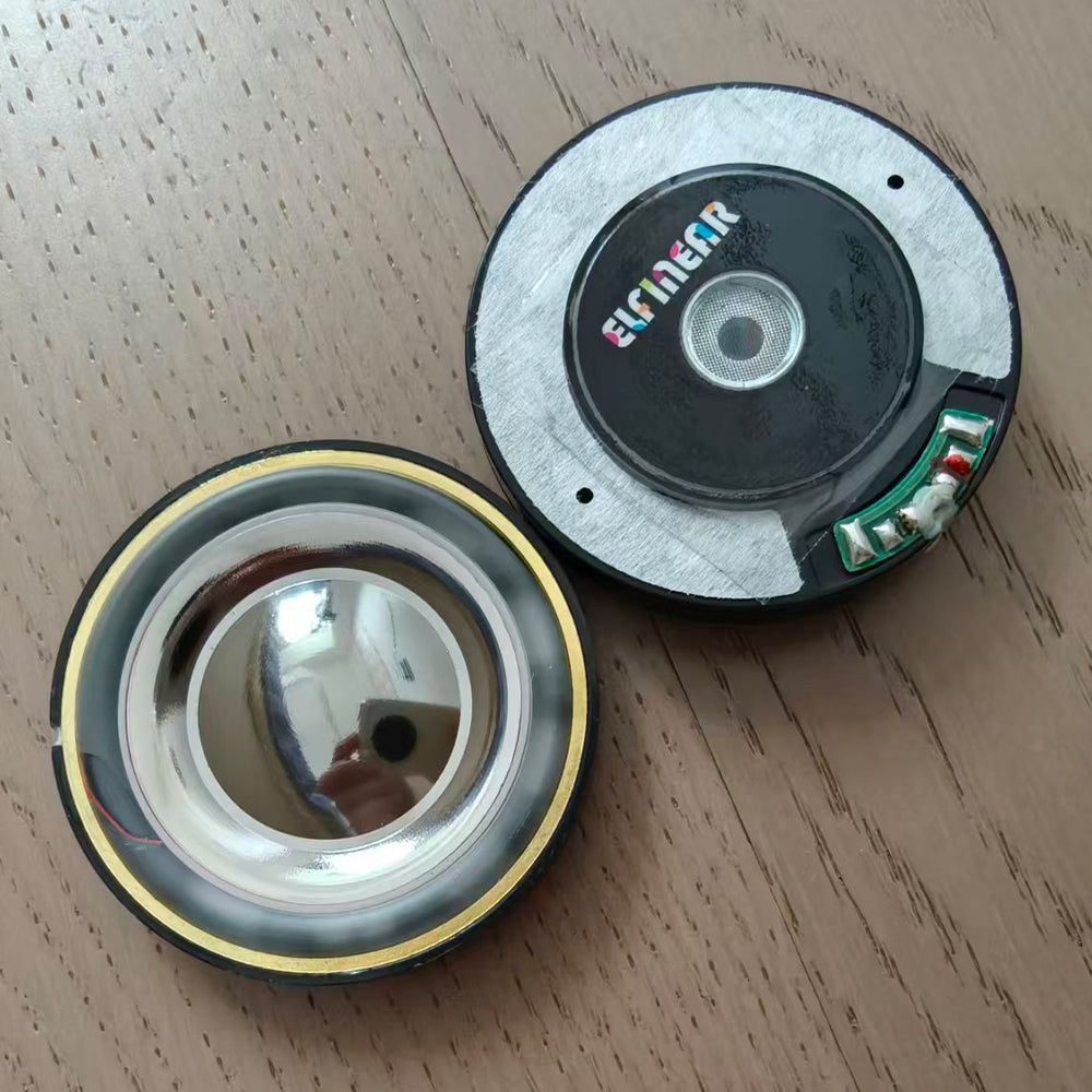 ELFINEAR 50mm Beryllium Diaphragm Headphone Driver N52 Big Magnet 118dB High Sensitivity HIFI Speaker Unit For Headphone DIY