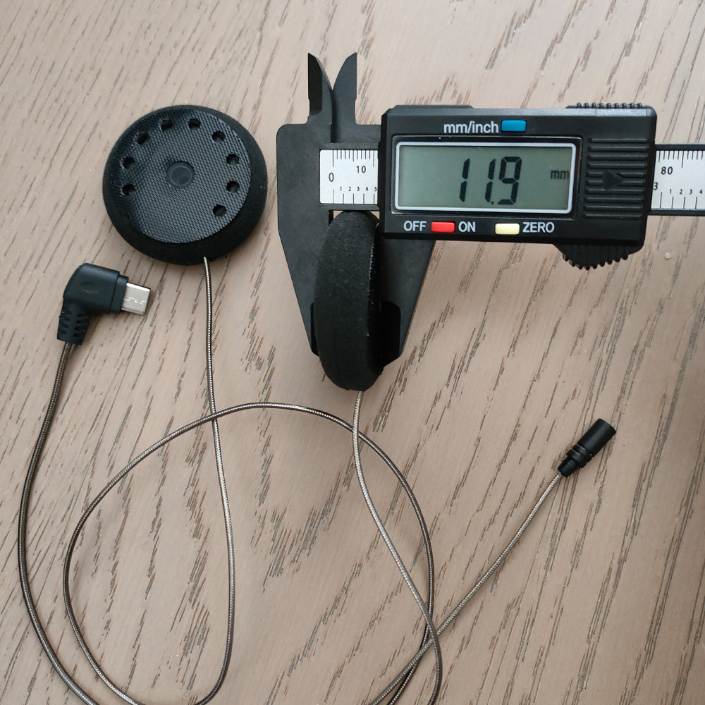 ELFINEAR 45MM Helmet Headset Speaker With Microphone Upgrade Replacement Only for LEXIN ET COM G4 G2 G16 B4FM