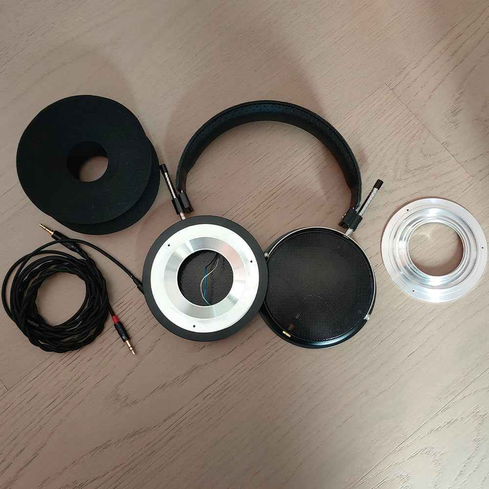DIY Headphone Enthusiasts' Dream! 110mm Headphone Housing with Accessories, Compatible with 50mm & 70mm Drivers, 2 Color Options