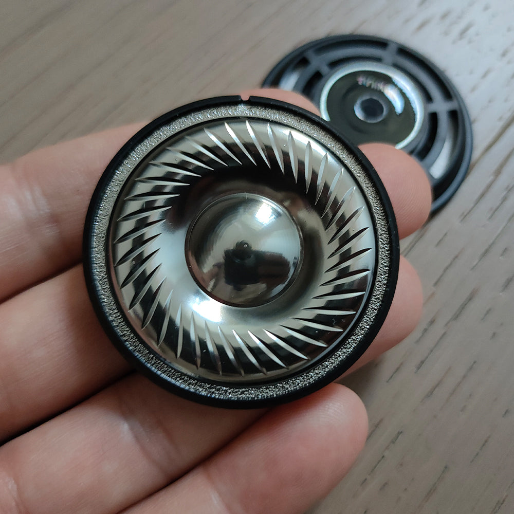 ELFINEAR Vortex 45 Hi-Res Headphone Driver - 45mm Unit + N50 Magnet 127dB High Sensitivity, 32Ω/300Ω Dual Versions for Phone