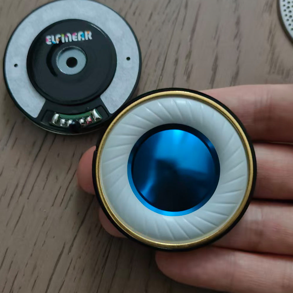 ELFINEAR Nova 50 50mm Flagship HiFi Headphone Driver Pair | N52 Magnet | Large Black Wire Voice Coil with Bobbin For Audiophile