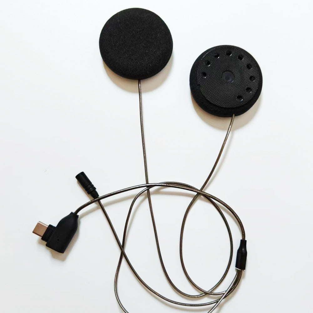 ELFINEAR 45MM Helmet Headset Speaker With Microphone Upgrade Replacement Compatible with ASMAX S1