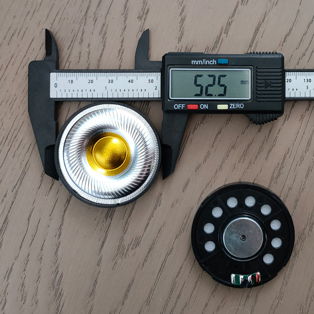 ELFINEAR AceTone 53mm Hi-Fi Headphone Driver Unit | PU+PK Composite Aluminum Diaphragm, CCAW Voice Coil, N50 Neodymium Magnet