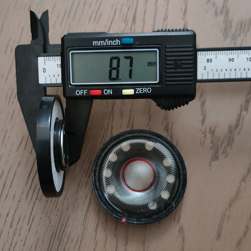 GRE50 Pro II 50mm Graphene Headphone Driver - 32Ω/300Ω Speaker Unit with Black Wire Voice Coil for Audiophiles