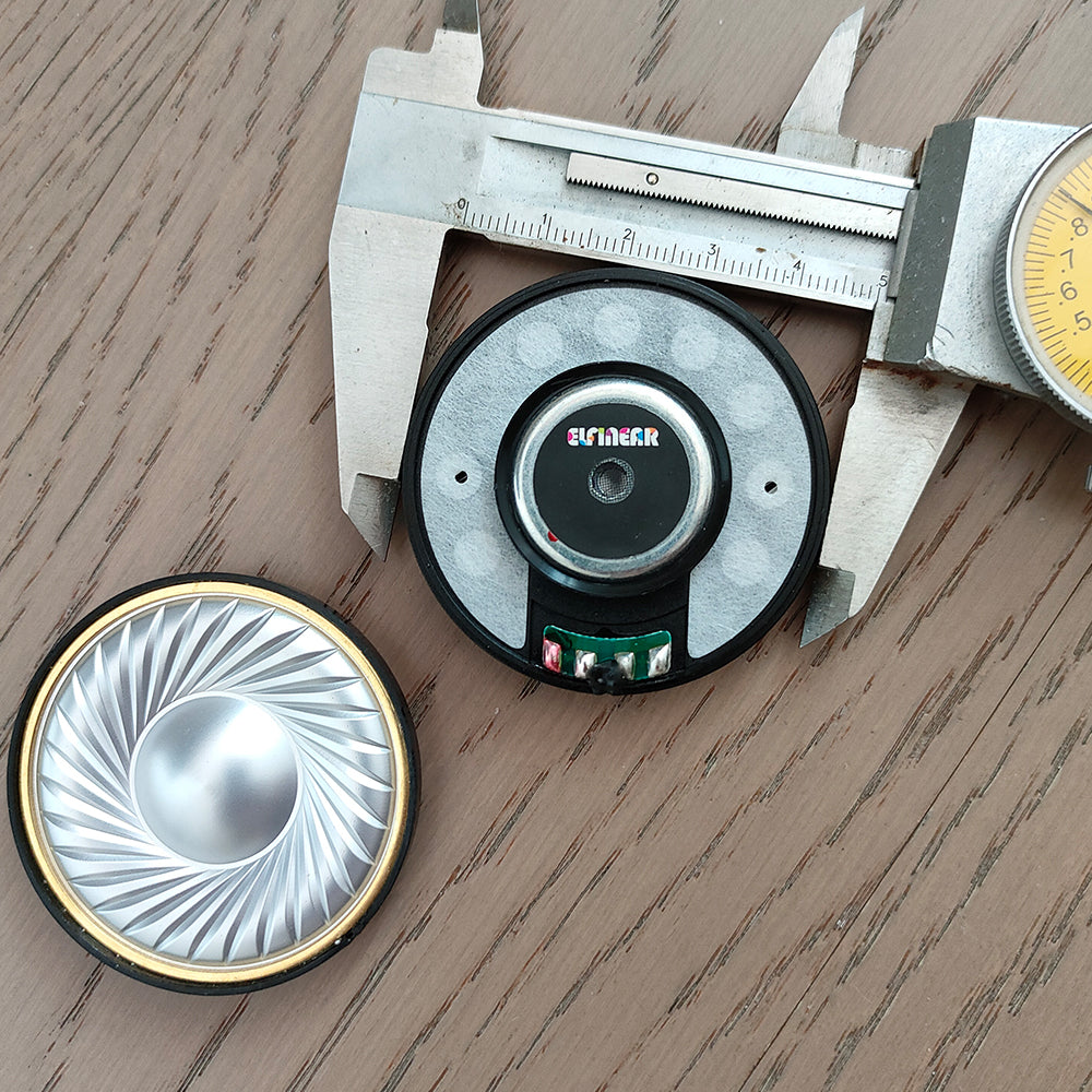Elfinear NeoDual50 Pro | 50mm Dual-Neodymium Driver (124dB@1kHz) | Aluminum Foil Diaphragm with Tall Protruding Dome