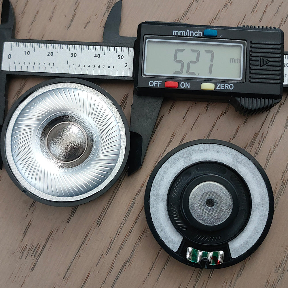 ELFINEAR 2026 New 300Ω Headphone Driver Speaker Unit 53mm Bass Enhanced N50 Neodymium HiFi