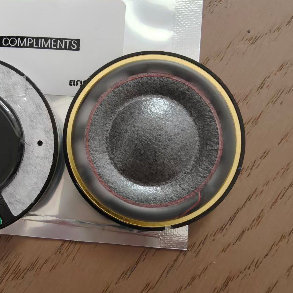 ELFINEAR Magana Pure 50mm Flagship Headphone Drivers 1Pair Carbon Fiber Paper Composite Diaphragm DIY Upgrade Speaker Unit
