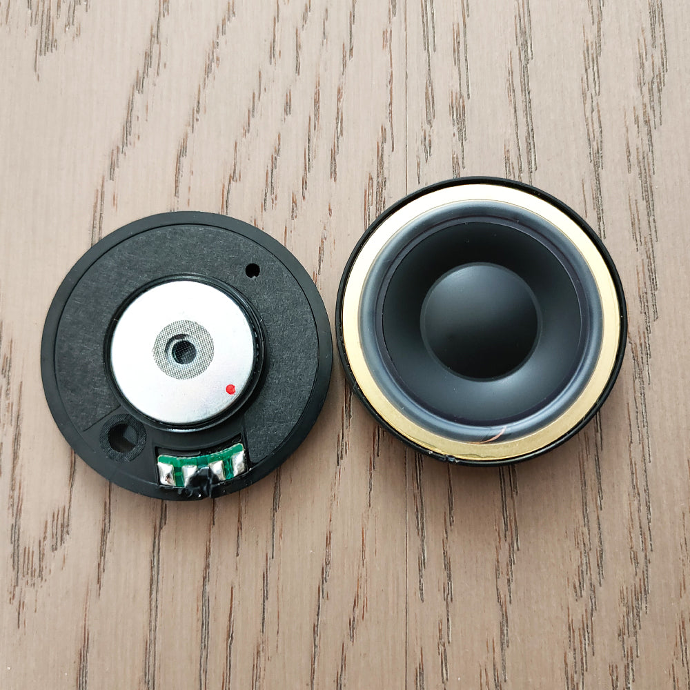 ELFINEAR CarbonCore 50mm Hi-Fi Headphone Speaker Driver: Pen Composite Carbon Diaphragm + PU Surround, Dual 64Ω/300Ω