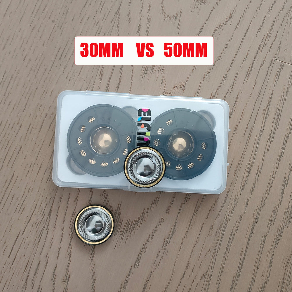 ELFINEAR 30mm Audiophile Headphone Driver Unit Titanium Diaphragm N45 Neodymium Magnet CCAW Voice Coil 32Ω hiFi Speaker Drivers