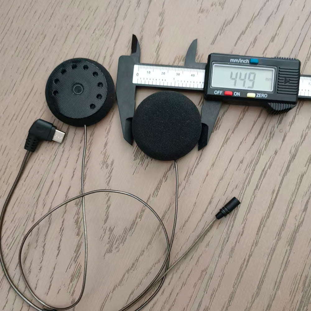 ELFINEAR 45MM Helmet Headset Speaker With Microphone Upgrade Replacement Only for LEXIN ET COM G4 G2 G16 B4FM