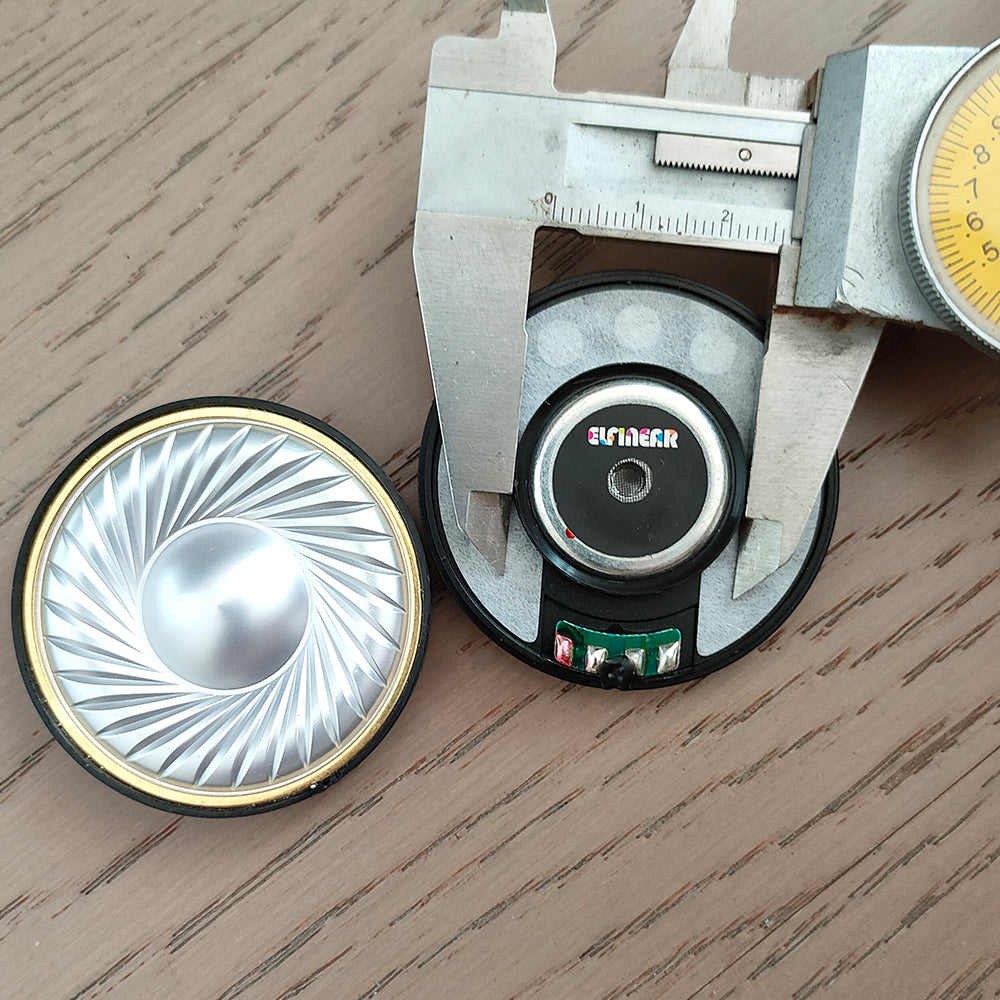 Elfinear NeoDual50 Pro | 50mm Dual-Neodymium Driver (124dB@1kHz) | Aluminum Foil Diaphragm with Tall Protruding Dome
