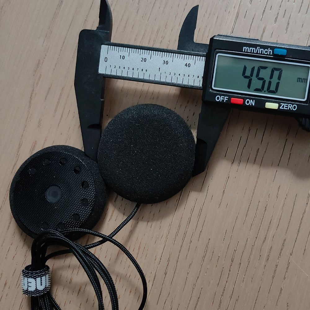 ELFINEAR ACOUSTIX ELITE 45X 45MM Helmet Speaker - Ultimate Sound 3.5mm AUX Compatible With Cardo, Sena, Vimoto Communicators