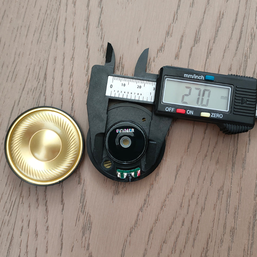 ELFINEAR AeroVibe 50 Pro G 1Pair(2Pcs) 50mm Full-Range Headphone Driver, Upgrade Version For Vocal Details