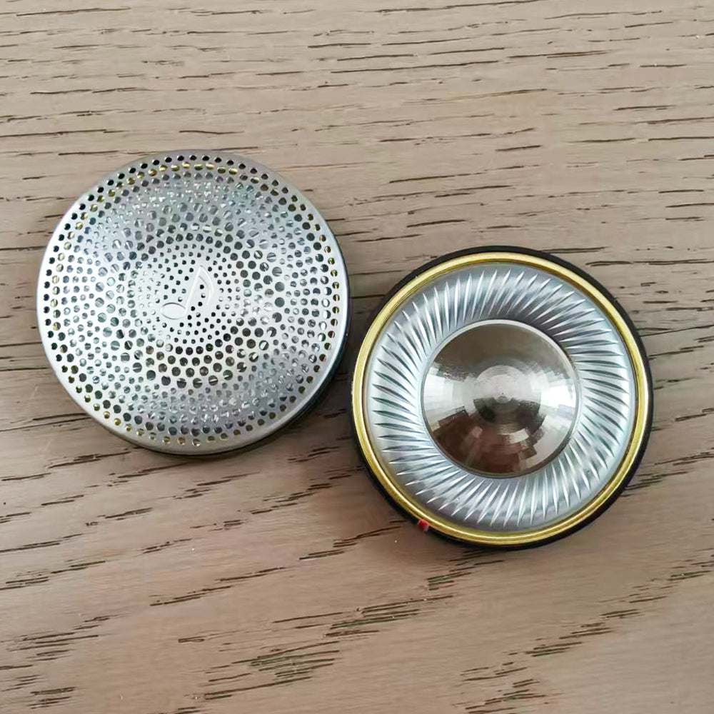 ELFINEAR Magana Ti 50mm Audiophile Headphone Drivers - Titanium & Aluminum Composite Diaphragm - 32Ω/300Ω - DIY Speaker Unit (Pair)