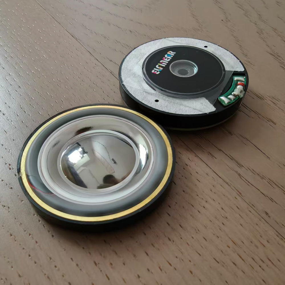ELFINEAR 50mm Beryllium Diaphragm Headphone Driver N52 Big Magnet 118dB High Sensitivity HIFI Speaker Unit For Headphone DIY