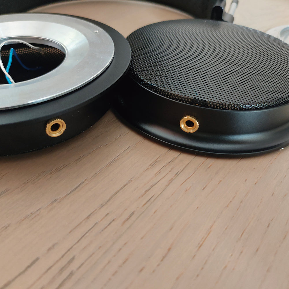 DIY Headphone Enthusiasts' Dream! 110mm Headphone Housing with Accessories, Compatible with 50mm & 70mm Drivers, 2 Color Options