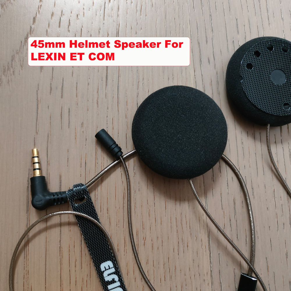 ELFINEAR 45MM Helmet Headset Speaker With Microphone Upgrade Replacement Only for LEXIN ET COM G4 G2 G16 B4FM