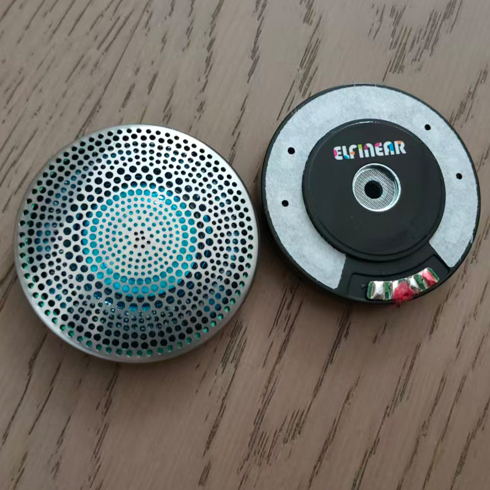 ELFINEAR Azure Drive 50mm High Value N52 Driver 32Ω 120dB for DIY Headphone Mod, Includes Free Stainless Steel Grilles
