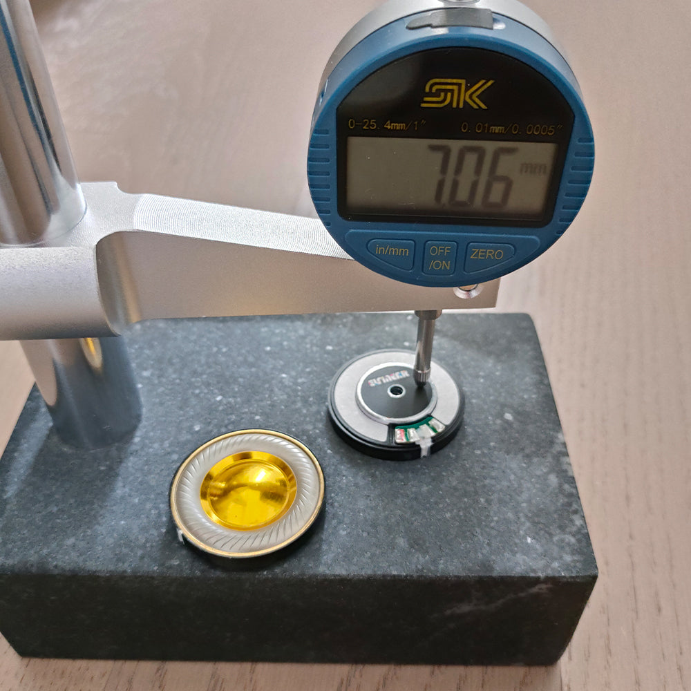 ELFINEAR Lumen 40 40mm Gold-Plated Dome Driver 1Pair N52 Magnet + 20.4mm CCA Voice Coil | Balanced Sound & Wide Soundstage