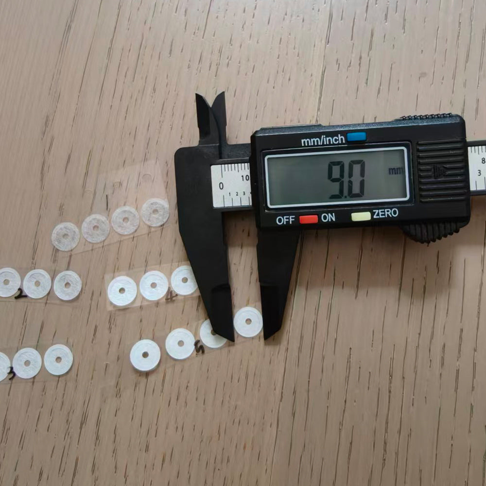 ELFINEAR Headphone Speaker Back Magnet Tuning Damper Paper 9x7mm - Y1-Y5 20Pcs Total 2 Variants (With/Without 2mm Center Hole)