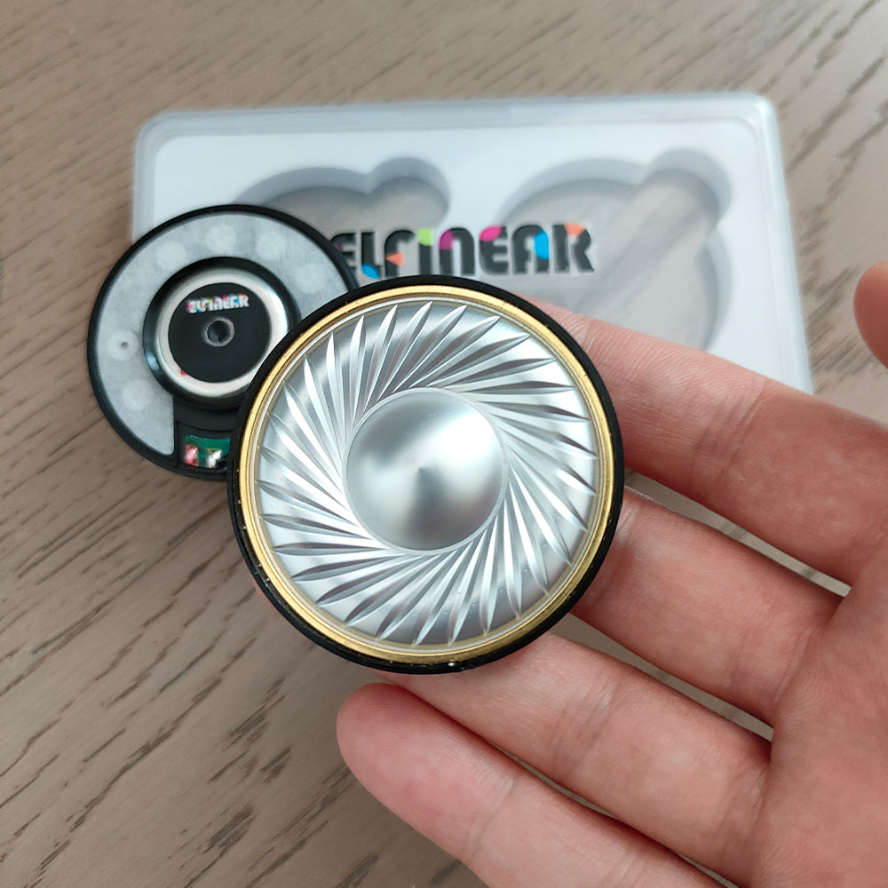 Elfinear NeoDual50 Pro | 50mm Dual-Neodymium Driver (124dB@1kHz) | Aluminum Foil Diaphragm with Tall Protruding Dome