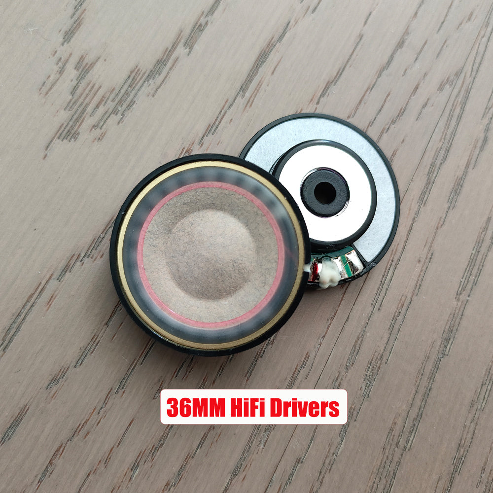 ELFINEAR X36Ultra 36mm HiFi Headphone Speaker Unit CCA Voice Coil Low Impedance 20Ω