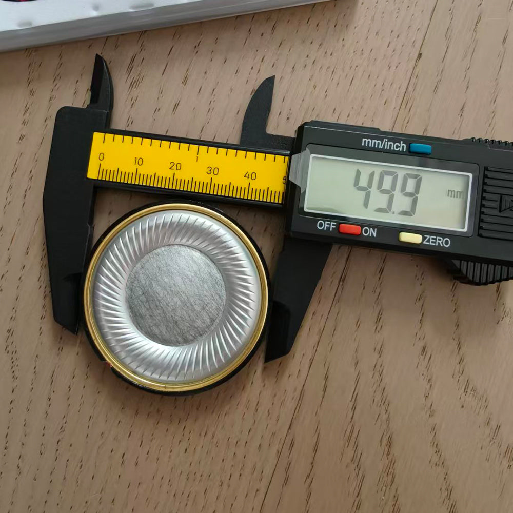 ELFINEAR 50mm TITAN 50S Wool Fiber Diaphragm Dynamic Headphone Driver Flagship N52 Neodymium Magnet Audiophile DIY Unit