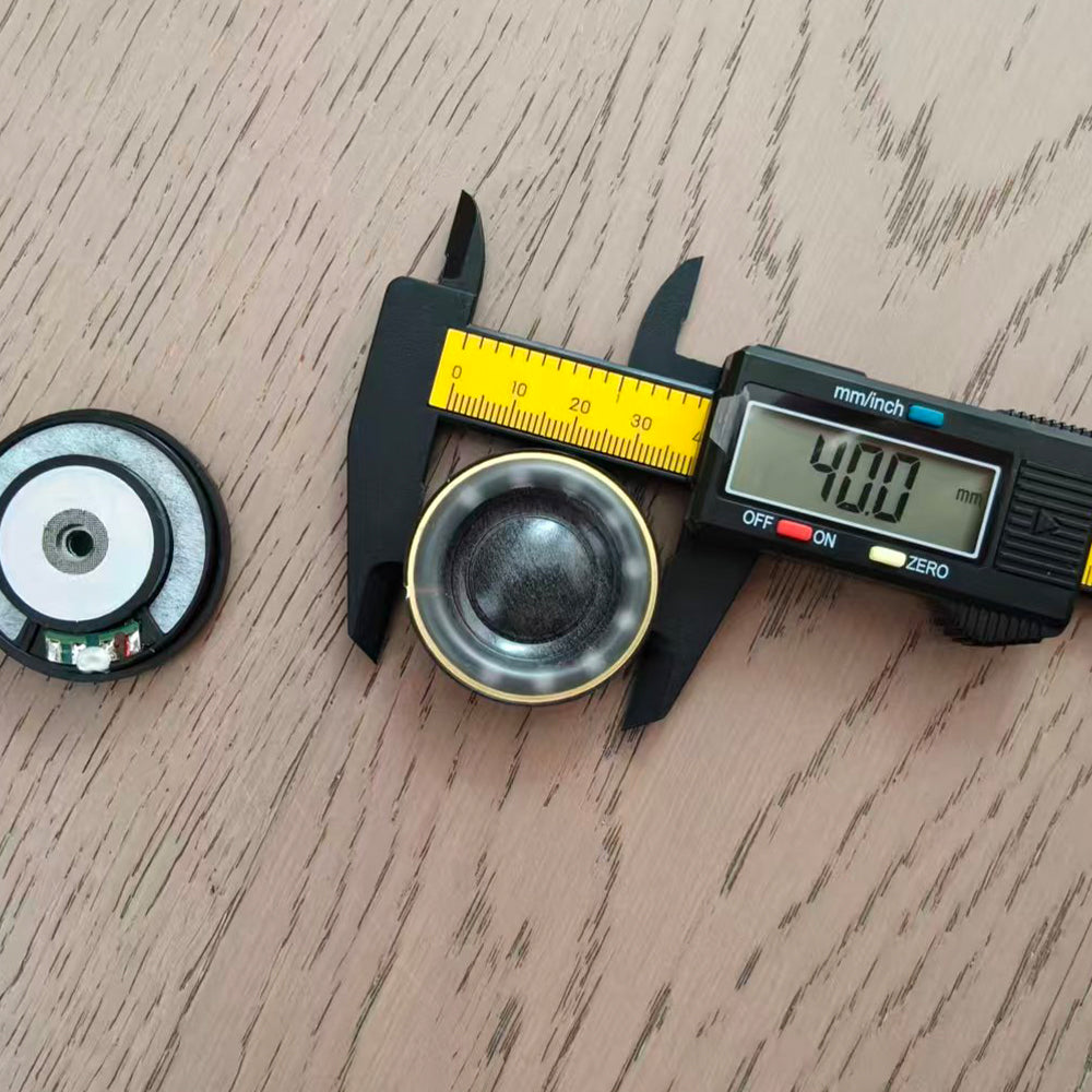 ELFINEAR Carbon Halo 40mm HiFi Speaker Driver | Carbon Nano Dome & High PU Edge | SKV CCAW Voice Coil 32/150/300Ω
