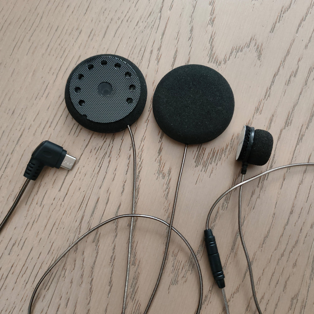 ELFINEAR 45MM Helmet Headset Speaker With Microphone Upgrade Replacement Only for LEXIN ET COM G4 G2 G16 B4FM