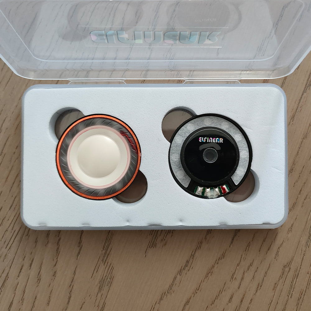 ELFINEAR LCP-40 BlackCore 40mm Driver Unit with N52 Magnet & Large Black Wire Voice Coil