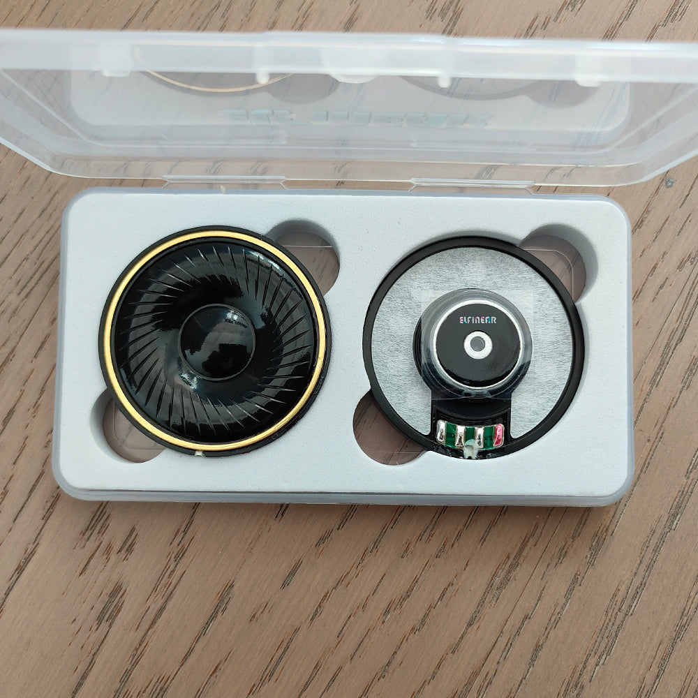 ELFINEAR Crest50 50mm 24Ω 119.73dB HiFi Headphone Speaker Driver | N52 Magnet 3-Layer Composite Diaphragm with Flat Frequency Response