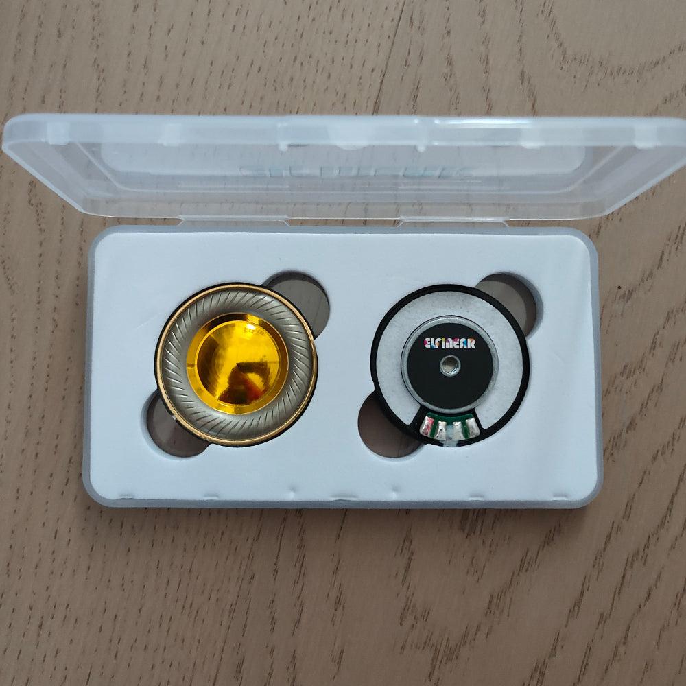 ELFINEAR Lumen 40 40mm Gold-Plated Dome Driver 1Pair N52 Magnet + 20.4mm CCA Voice Coil | Balanced Sound & Wide Soundstage