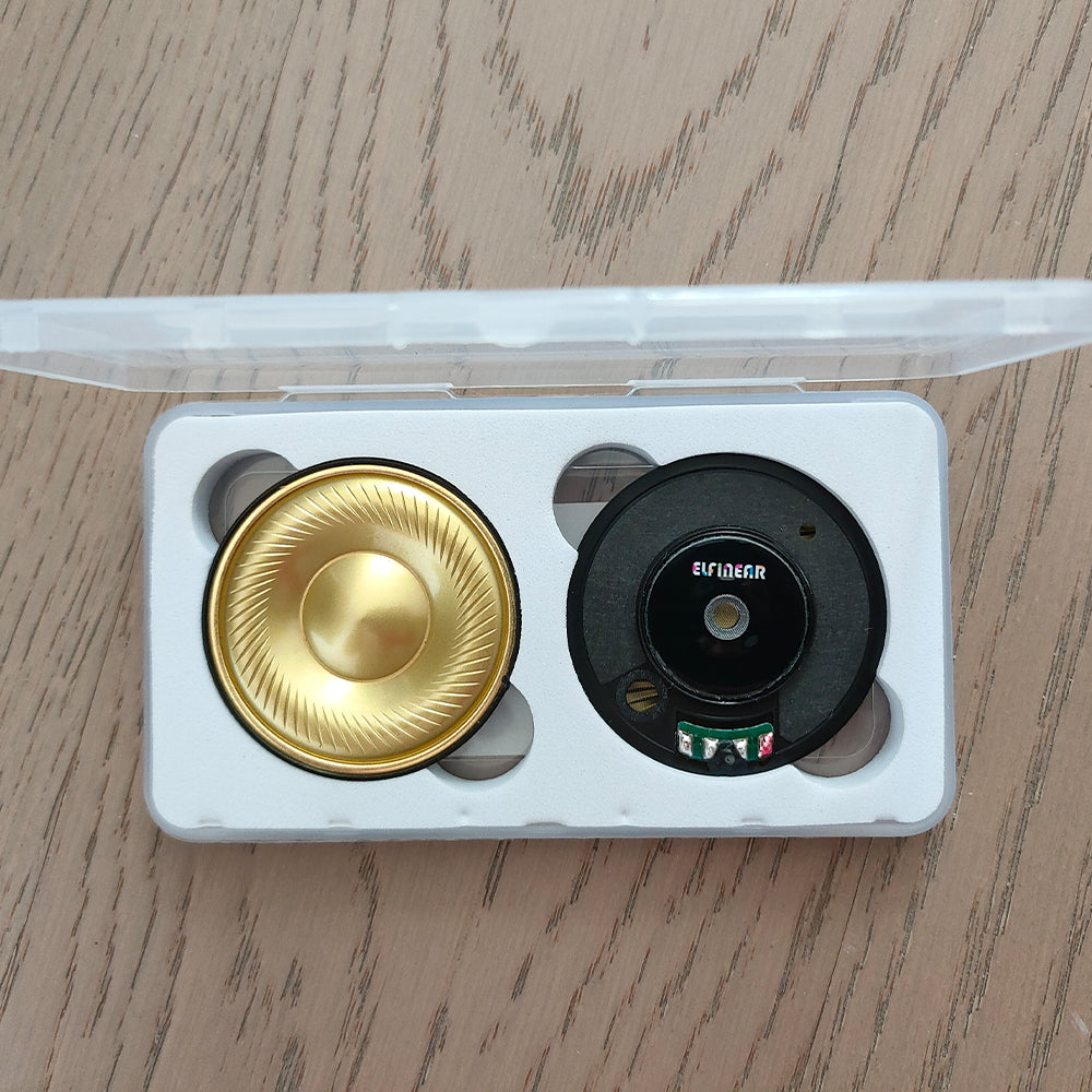ELFINEAR AeroVibe 50 Pro G 1Pair(2Pcs) 50mm Full-Range Headphone Driver, Upgrade Version For Vocal Details
