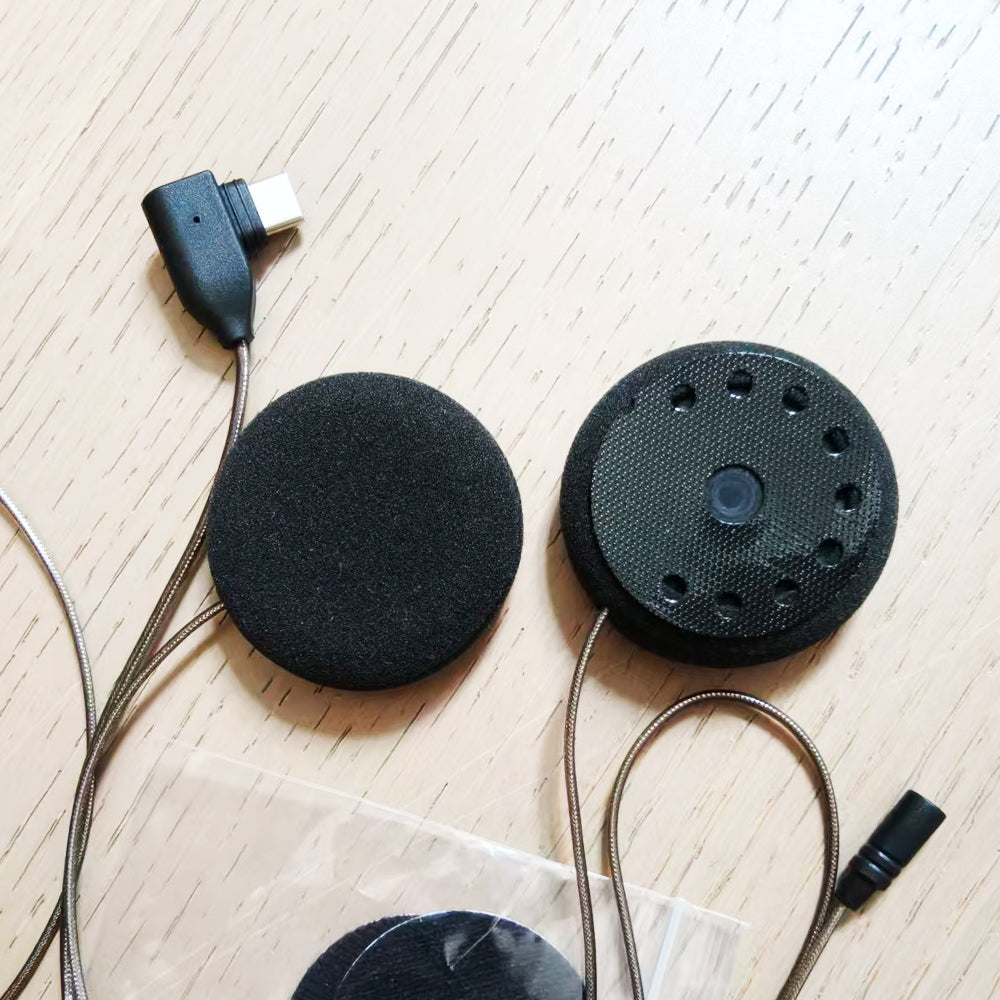 ELFINEAR 45MM Helmet Headset Speaker With Microphone Upgrade Replacement Compatible with ASMAX S1