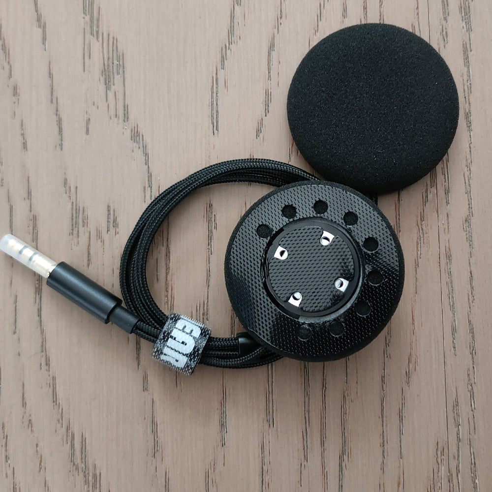 ELFINEAR 40MM UltraSlim Motocycle Helmet Speakers Compatible With Cardo,Sena Work with Most Helmet Communicators