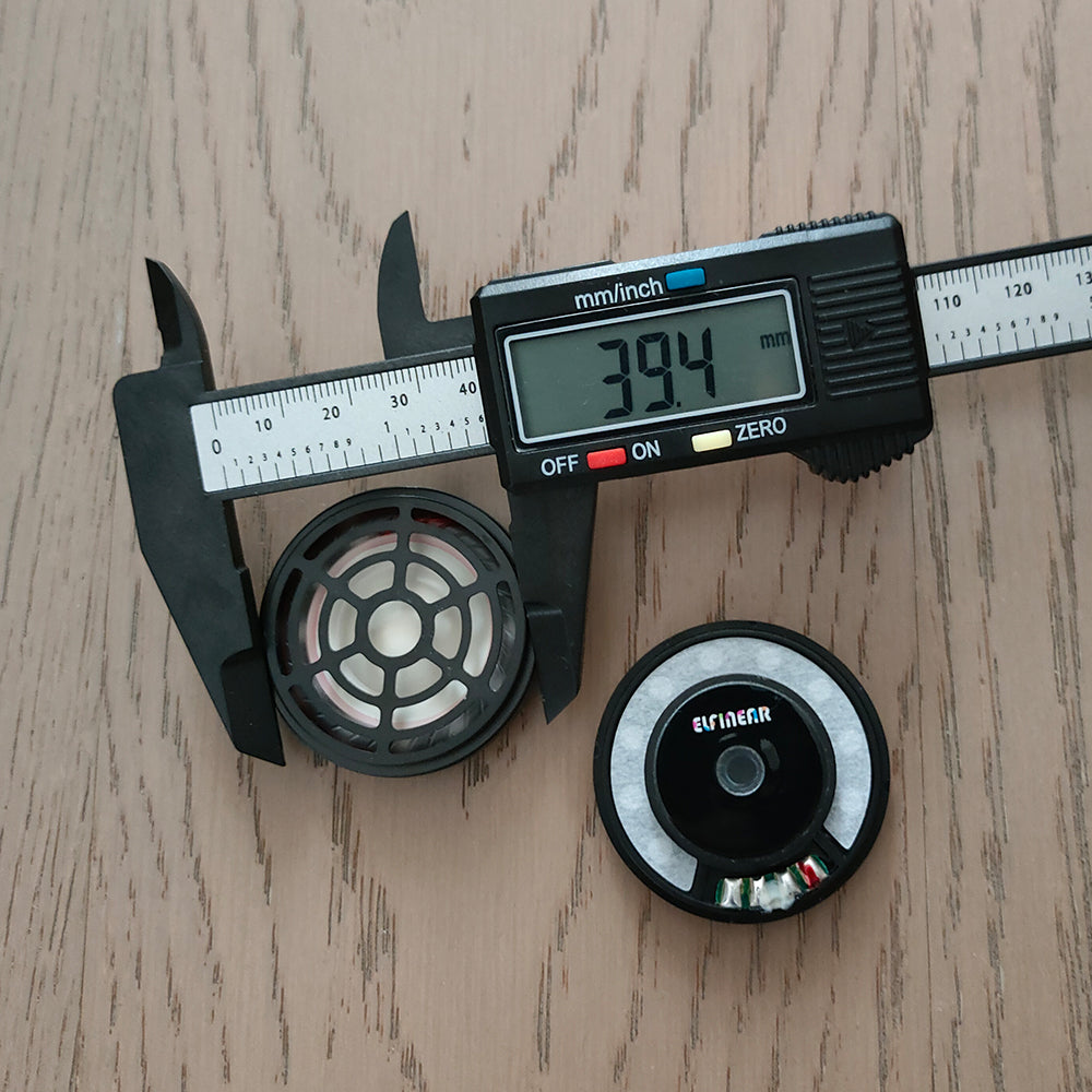 ELFINEAR LCP-40 BlackCore 40mm Driver Unit with N52 Magnet & Large Black Wire Voice Coil