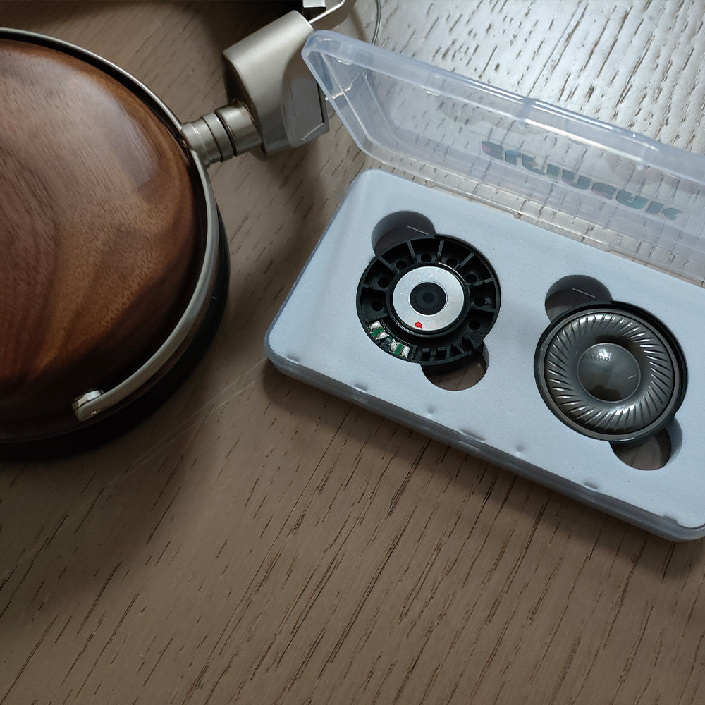 ELFINEAR Carbon-Micro Warm Sonic Driver 40mm, N48 Magnet, High-Res, 32Ω 300Ω Handmade