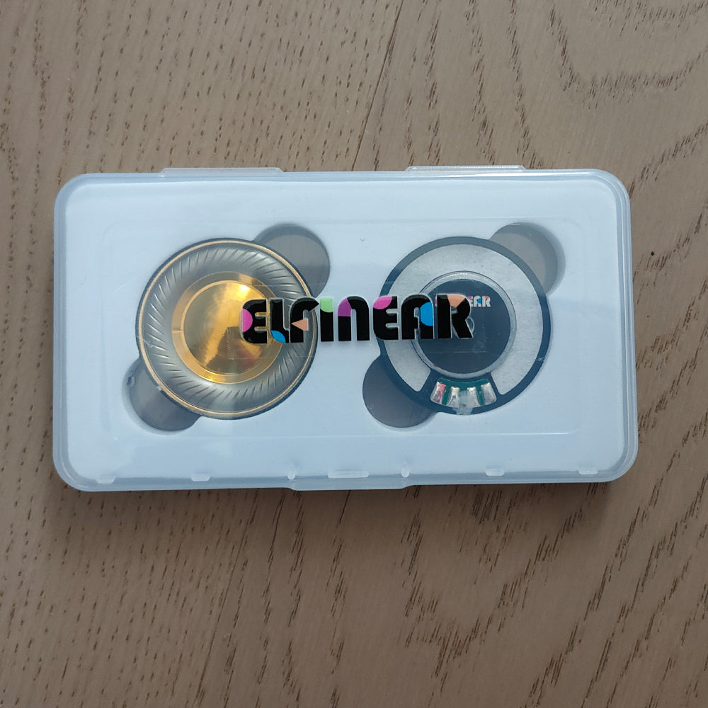 ELFINEAR Lumen 40 40mm Gold-Plated Dome Driver 1Pair N52 Magnet + 20.4mm CCA Voice Coil | Balanced Sound & Wide Soundstage